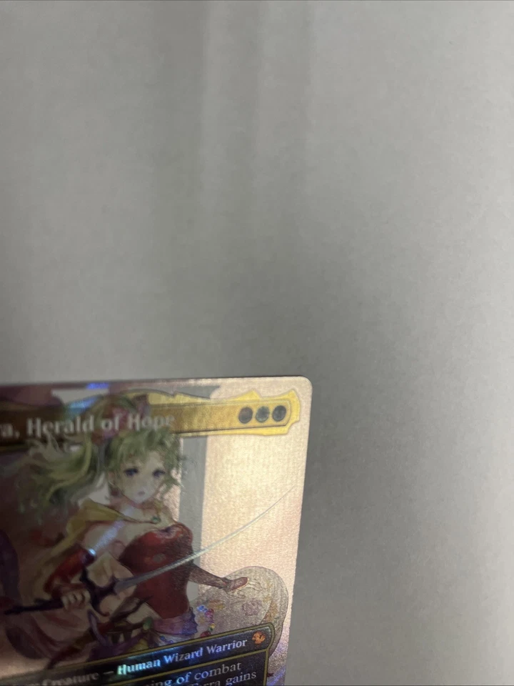 Terra Herald Of Hope Borderless Surge Foil Card #0212 MTG - Image 3 of 4