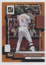 2022 Panini Donruss Holo Orange Mike Yastrzemski #103 5q7