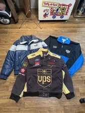 LOT 3 Vintage Jackets 80s 90s Wholesale Bundle Gatorade NASCAR Jeff Hamilton