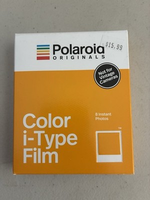 Polaroid Originals Color i-Type Film *New in Package* 8 Instant Photos, 6/18