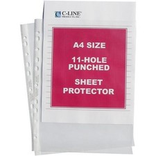 C-Line A4 Size Top-Loading Sheet Protectors 08013