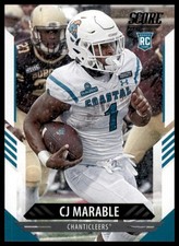 2021 Score Base CJ Marable RC Coastal Carolina Chanticleers 398