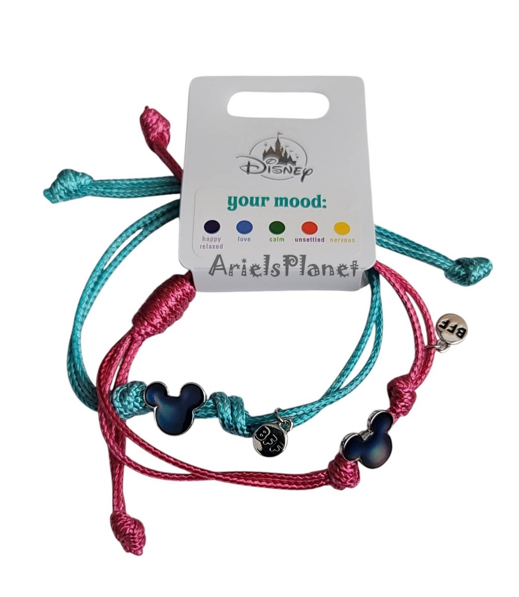 Disney Parks Leather Engraved Bracelets Disney World Engraved