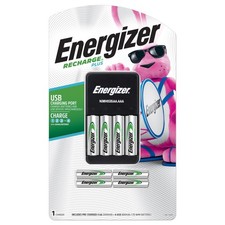 Energizer Recharge Plus USB Charger for NiMH Rechargeable 4-AA  4-AAA Batteries