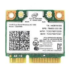 Wireless Card Compatible with Intel AC 7260 Half Mini PCIe Bluetooth 4.0 1 PCS