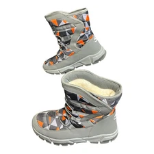 Hobibear Boys Snow Boots Size 7 Winter Faux Fur Lining Self Fastening Waterproof