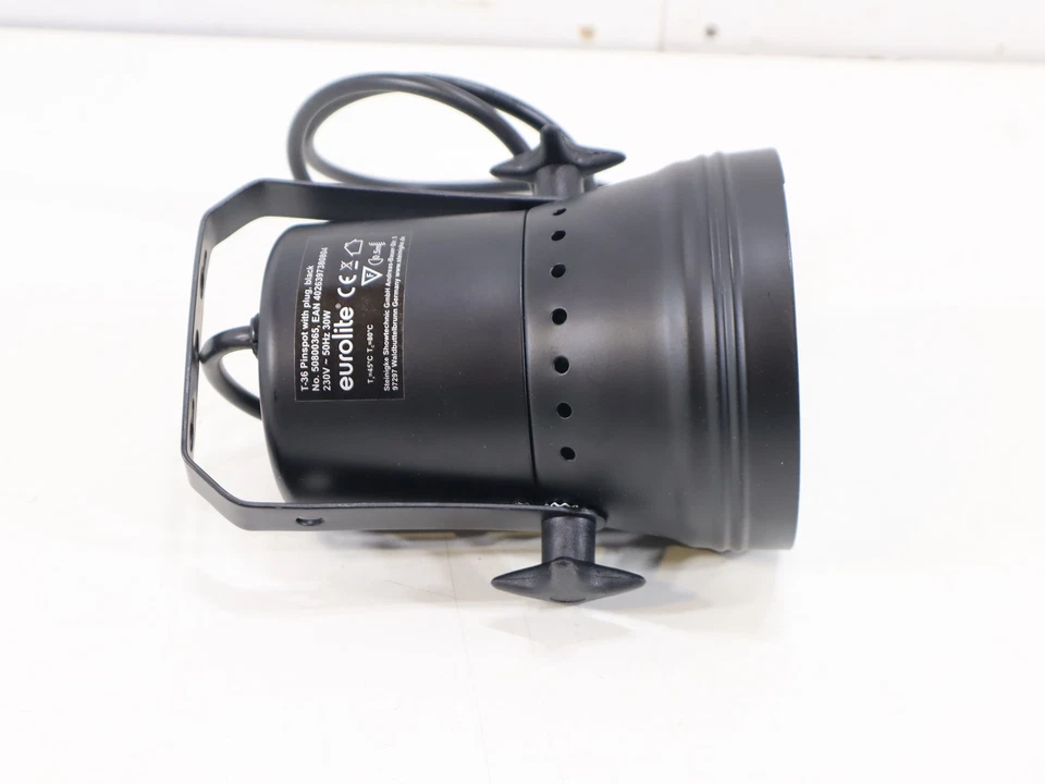 Eurolite T-36 mit Stecker Pinspo Punktstrahler Schwarz - Bild 2 von 3