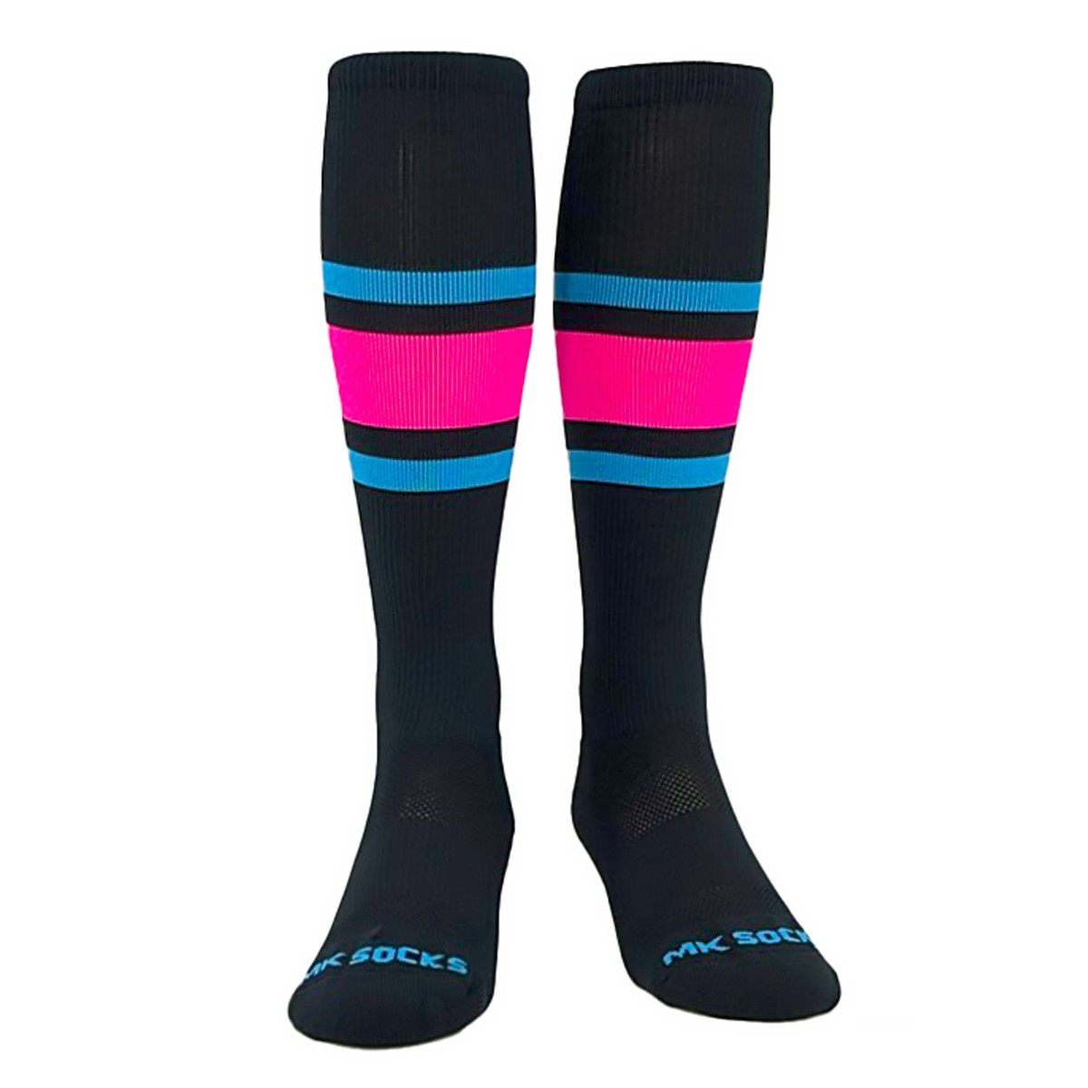 Four Pairs of Surf Socks Black, Pink, Blue, Grey Men main image 3