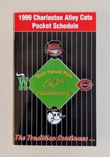 1999 Charleston Alley Cats Baseball Pocket Schedule South Atlantic League
