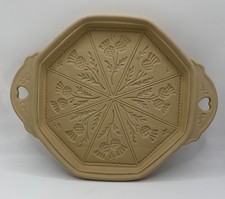 Vintage Brown Bag Cookie Art Shortbread Pan Scottish Thistle Hill Design 1990