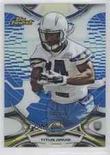2015 Topps Finest Blue Refractor 190/250 Titus Davis #88 gp1