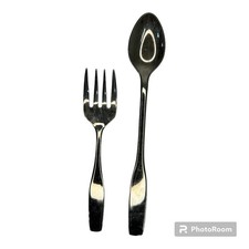 FORK SPOON Vintage Nursery Silver Plate Baby Fork And Spoon Leonard