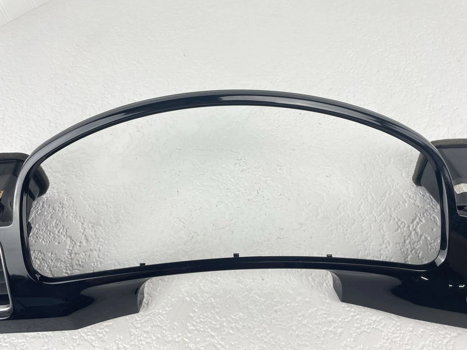2011-2017 Volkswagen Touareg Instrument Cluster Trim Bezel W/ Air Vents OEM - Image 3 of 4