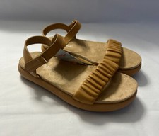 Cat  Jack Girls' Aylabeth Slip-On Footbed Sandals Cognac