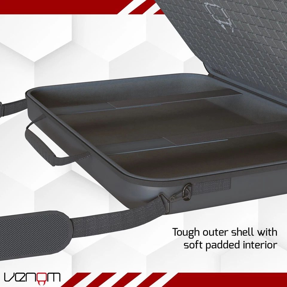 Venom 18-inch Laptop Case - Hard EVA Shell with Soft Padded Interior Compartment - Image 4 of 4