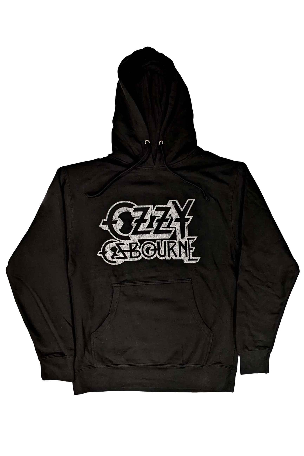 Ozzy Osbourne Hoodie Vintage Band Logo new Official Mens Black Pullover
