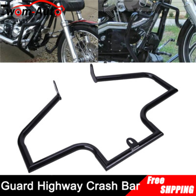 Highway Engine Guard Crash Bar For Harley Softail Slim Fatboy FLSTF 2000-2017