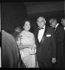 Merle Oberon Glamorous Vintage Candid 1950s original 2.25 x 2.25 Camera Negative