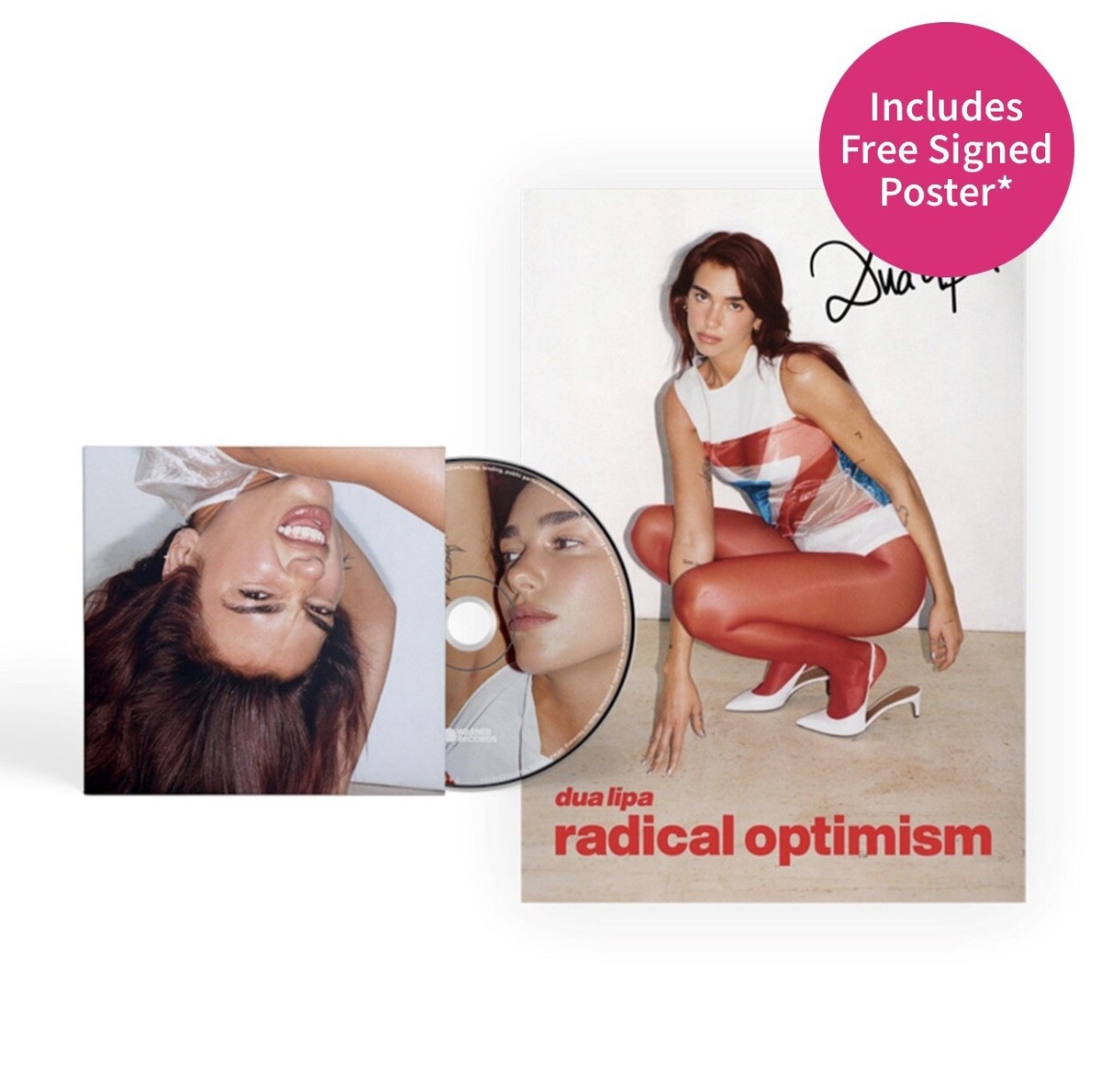 Dua Lipa Radical Optimism Alternative Deluxe CD & Signed