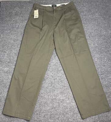 Dockers Men 31W Stretch Cotton Hemp Original Khaki High Wide - Main Image