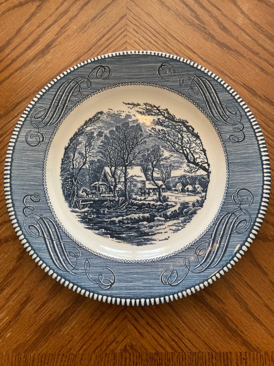 Royal China Currier And Ives Old Grist Mill for sale | eBay
