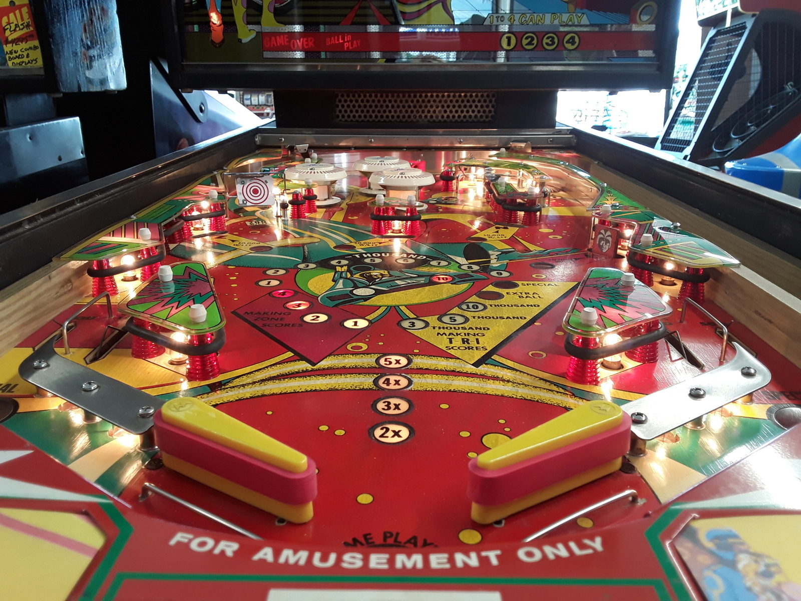 Tri Zone Pinball Machine by Williams eBay