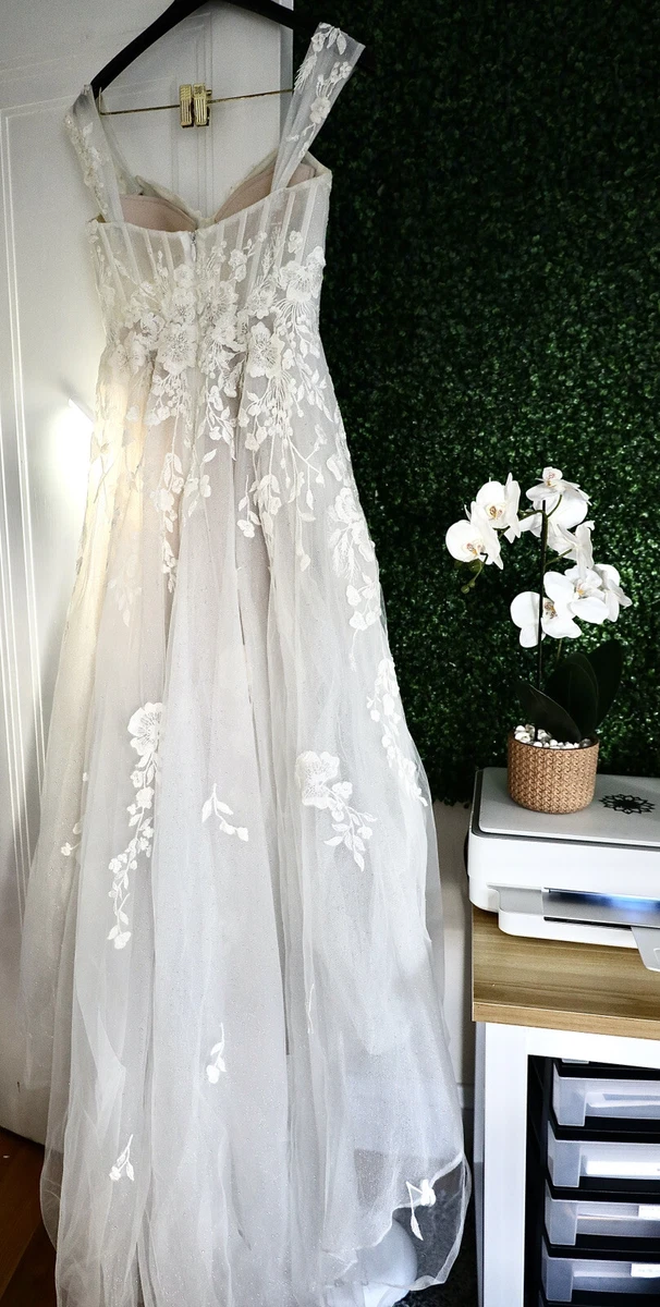 David's bridal floral clearance dress