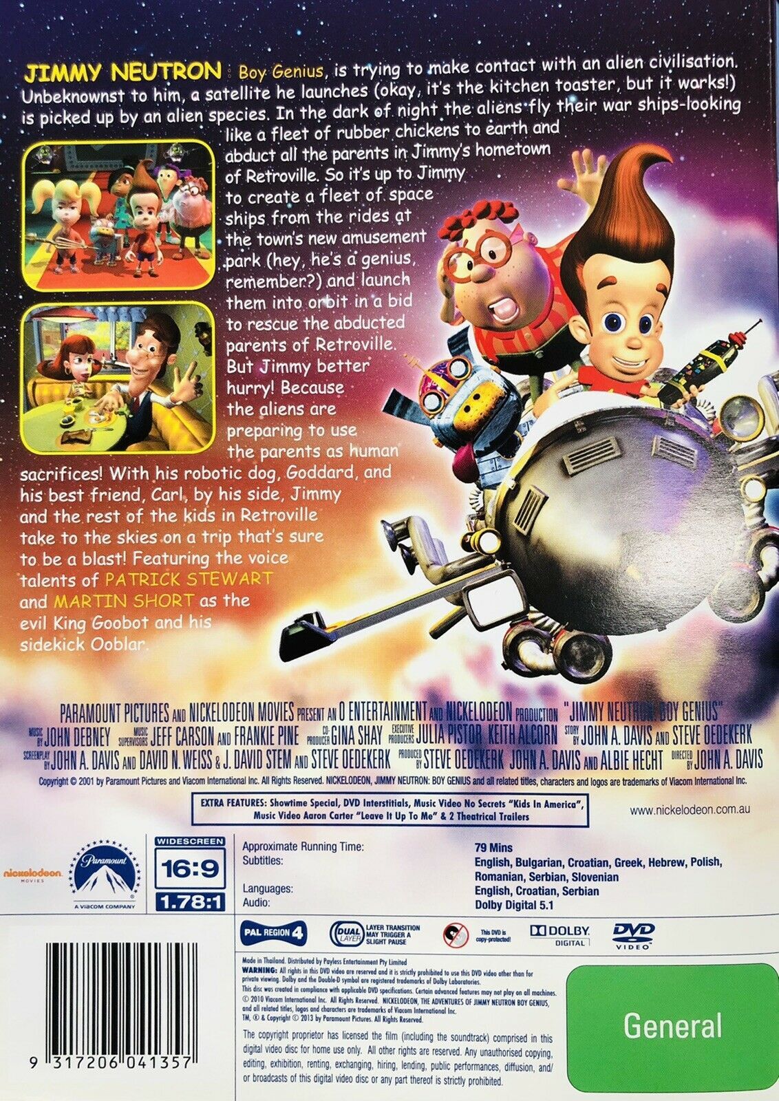 Jimmy Neutron: Boy Genius (DVD) Region 4 - New & Sealed 9317731154690 ...