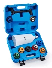 OMT Engine Oil Funnel 12 Piece Set, 2 qt Automotive Flexible Extension Funnel