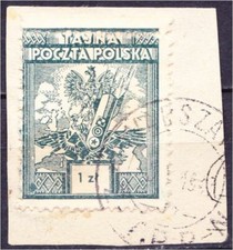 PL 015 Poland Polen military mail Miecz i Pług Fi 2 piece from magazine Monitor