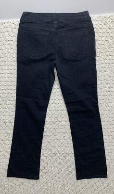 Faded Glory  Jeans Women Size 12 Navy Blue Slim Boot Authentic Denim