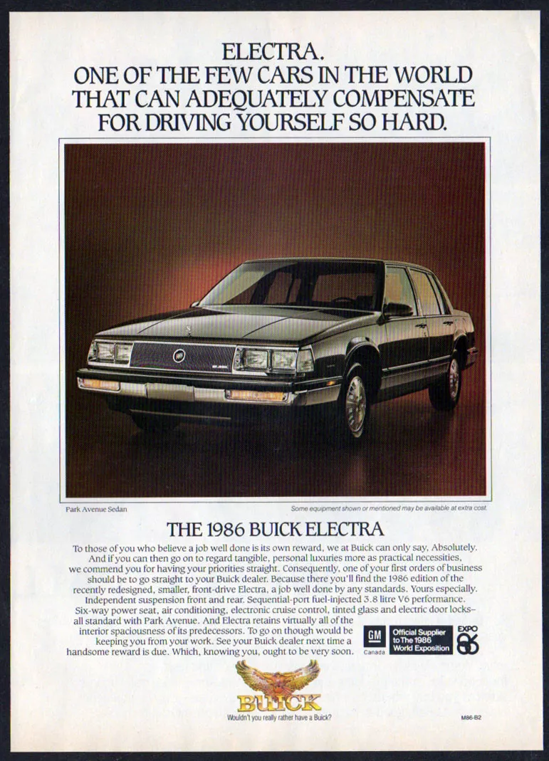 86 buick electra deals