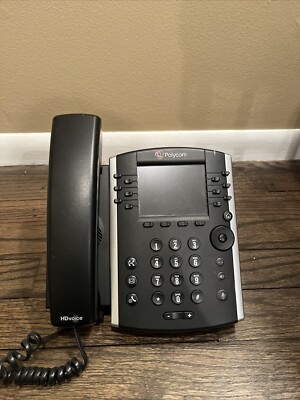 Polycom VVX 410 Business Phone 12-Line Gigabit VoIP PoE HD Voice w/ Stand