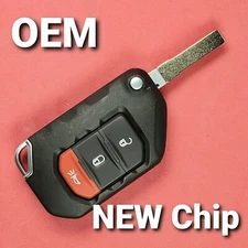 Unlocked OEM 2018 - 2024 Jeep Wrangler SMART Remote Flip Key 3B - OHT1130261