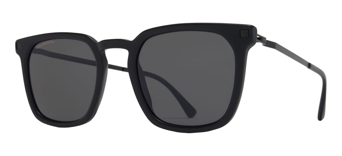 Mykita BORGA C MATTE BLACK - BLACK/POLARIZED PRO 49/21/145 unisex 