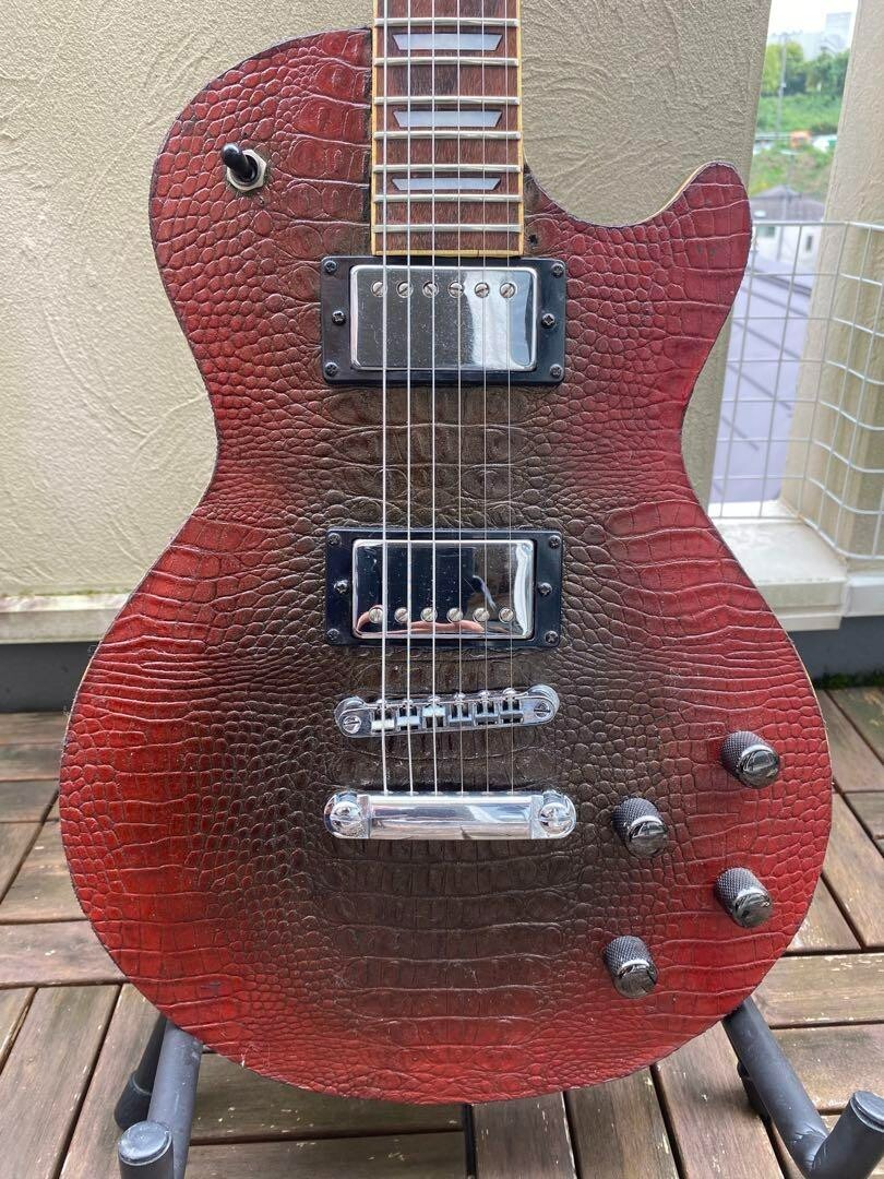 Gaban Les Paul type Japanese vintage guitar w/case used good