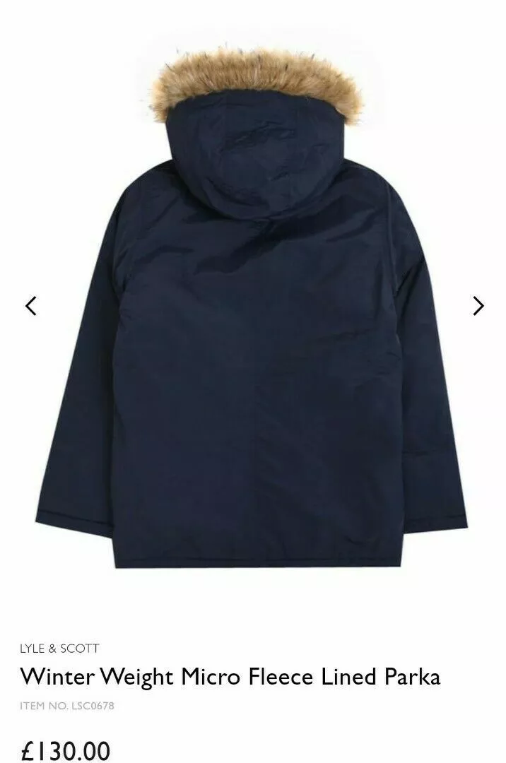 Lyle & scott hot sale winter weight parka