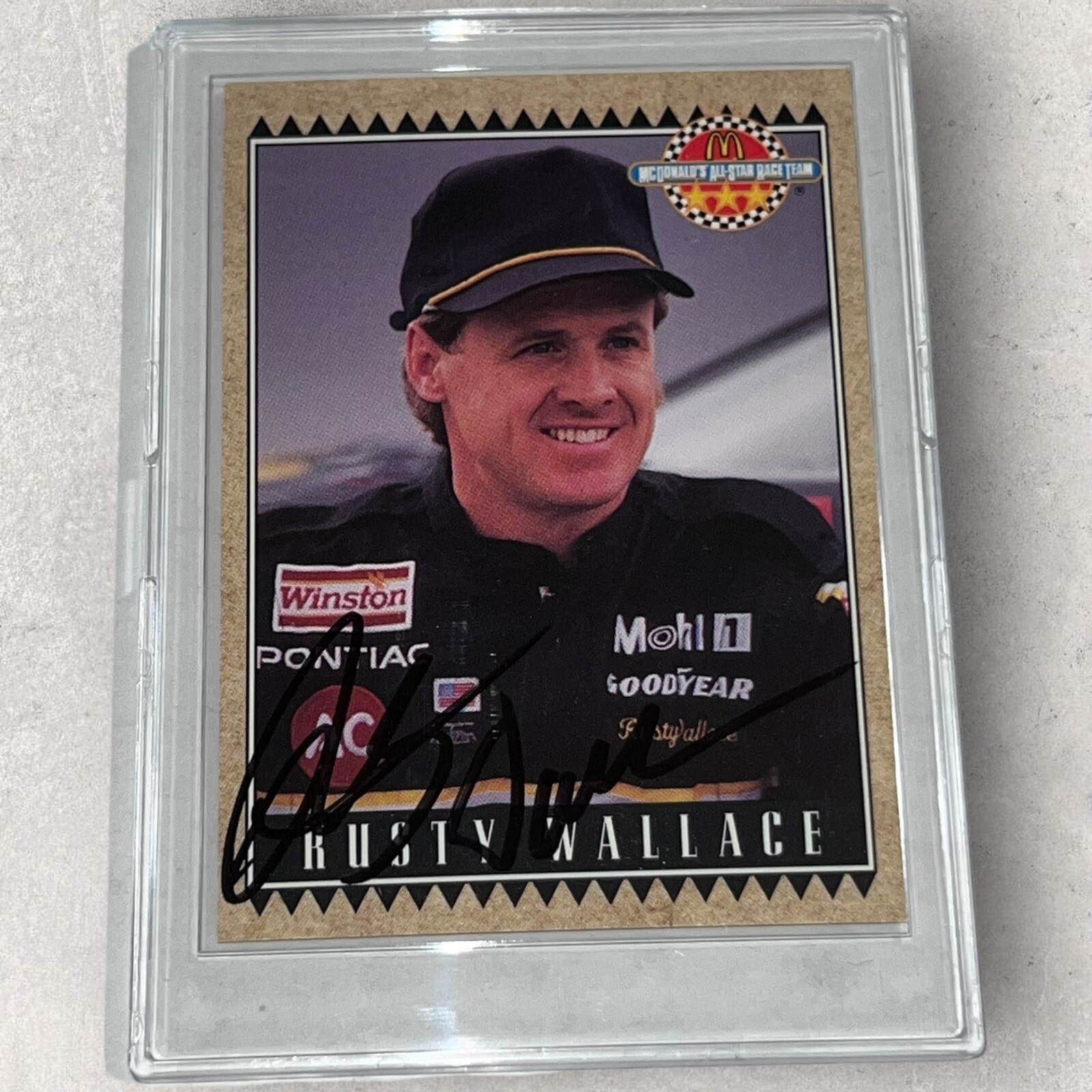 VINTAGE 1992 MAXX MCDONALDS NASCAR signed 36 card SET Earnhardt Allison Kulwicki view 18