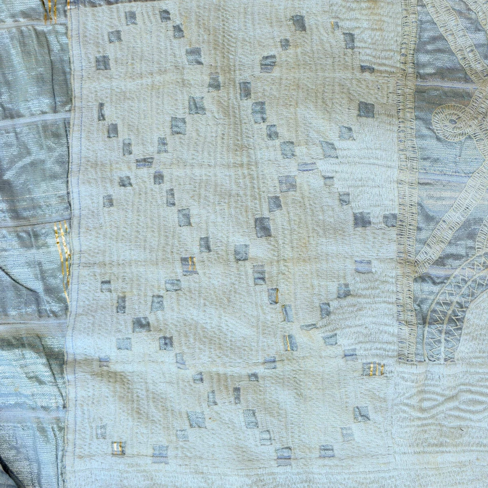 Top Hombre Hausa Boubou Indigo Nigeria Colección Sidley Foto 2 de 4