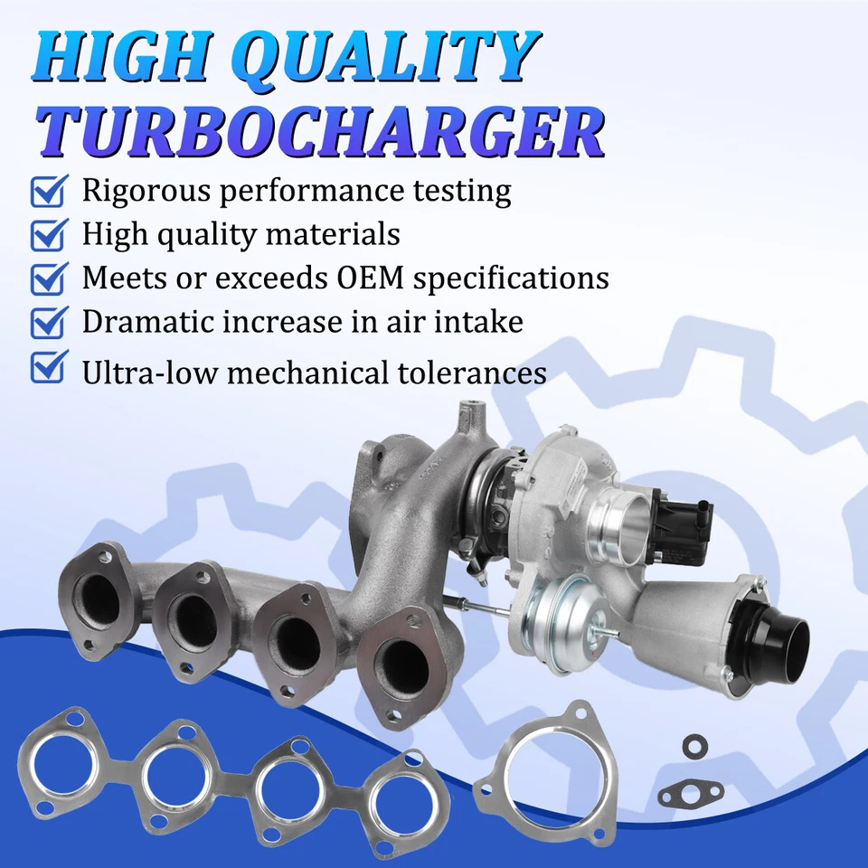 Turbo For Mercedes-Benz 2009-2024 SLK250 C250 E250 2015-2019 Infiniti QX30 Q30 Foto 3 de 4