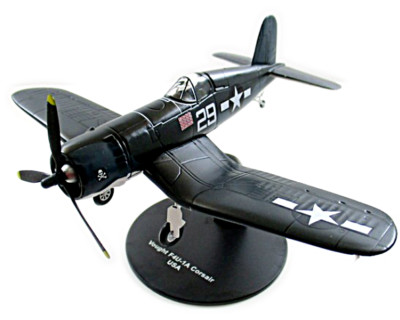 VOUGHT F4U-1A CORSAIR USA AIR FORCE JAHR 1942 GRÜN DEAGOSTINI MASSSTAB 1:72