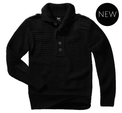 BRANDIT men's alpino sweater sweater sweater over sizes black