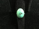Native American Sterling Silver Turquoise Ring Size 8, 5.6 Grams. Signed JR — photo 2