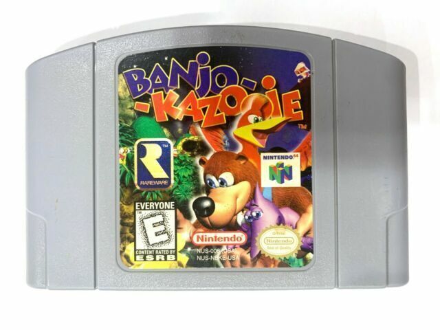 Nintendo 64 Banjo-kazooie Cartridge With Free Fast Shipping 