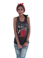 JOAN JETT BLACKHEARTS Rock Punk Music T-Shirt Tank Top Vest Womens Graphic Tee