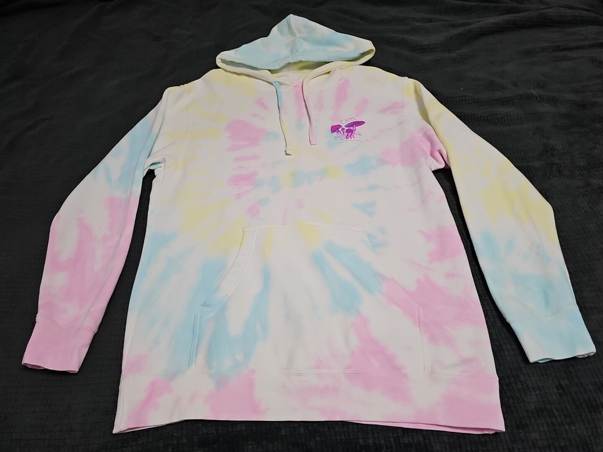Anti Social Social Club NEW Pastel Tie-Dye Magic Mushrooms Hoodie