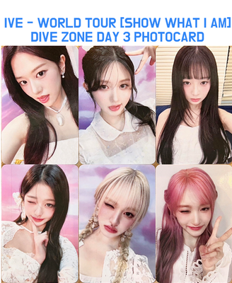 IVE SHOW WHAT I HAVE ワルツ DIVE3期 イソ トレカ IVE] WORLD TOUR - SHOW WHAT I AM DIVE ZONE Day3 Photocard | eBay