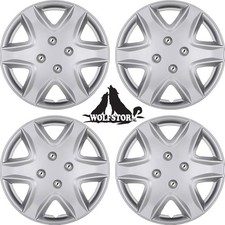 Universal 14 Inch Hubcaps Silver Abs 4pcs Steel Wheel Covers Snap-on Iron Hub Universal 14 Inch Hubcaps Silver Abs 4pcs Steel Wheel Covers Snap-on Iron Hub