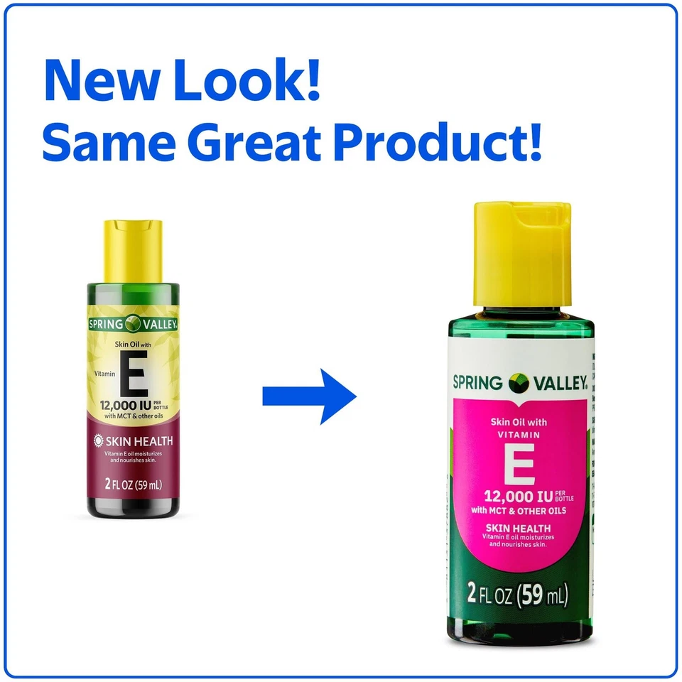 Spring Valley Vitamin E Oil with Keratin for Skin Health, 12000 IU, 2 fl oz - Image 2 of 4