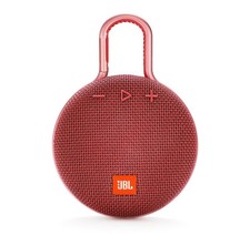 JBL Clip 3 Fiesta Red Portable Bluetooth Speaker Open Box 